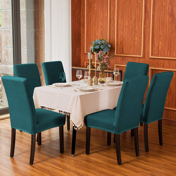 Marlow Home Co. Soft Stretchy Box Cushion Dining Chair Slipcover